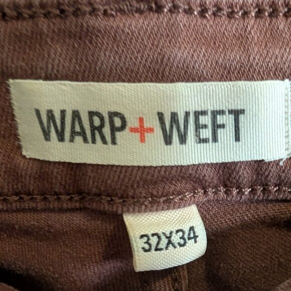 Warp & Weft Mens Size 32 x 34 Amsterdam Slim Colored Denim Jeans - Picture 3 of 7